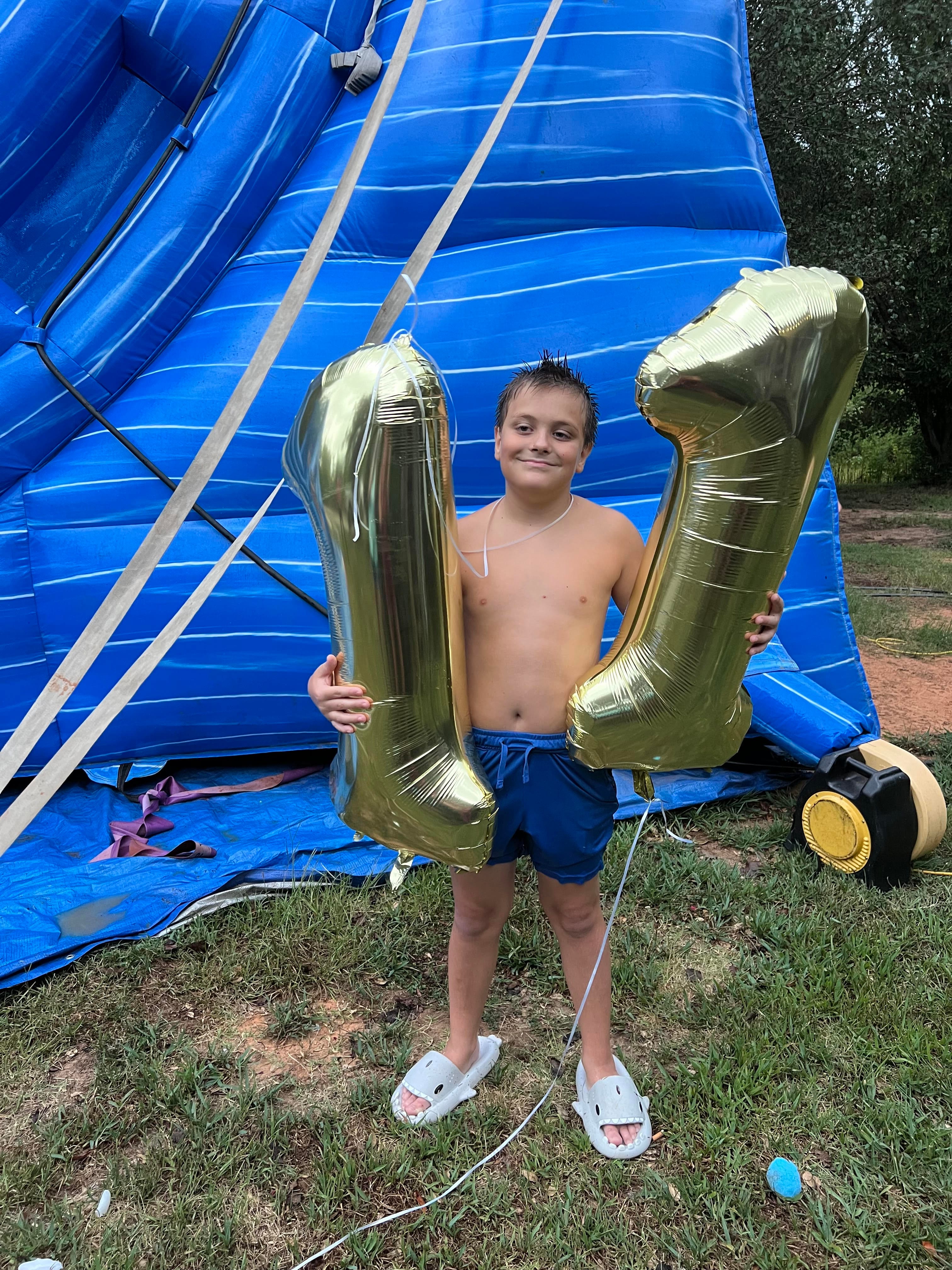 40in Helium Number Balloons rental from Jumping Jax