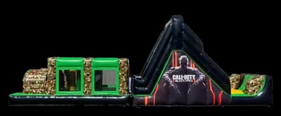 Call Of Duty Course inflatable rental from Jumping Jax