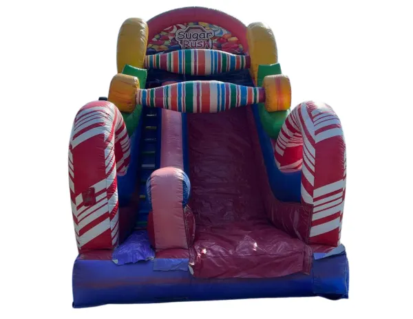 Sugar Rush Slide inflatable rental from Jumping Jax