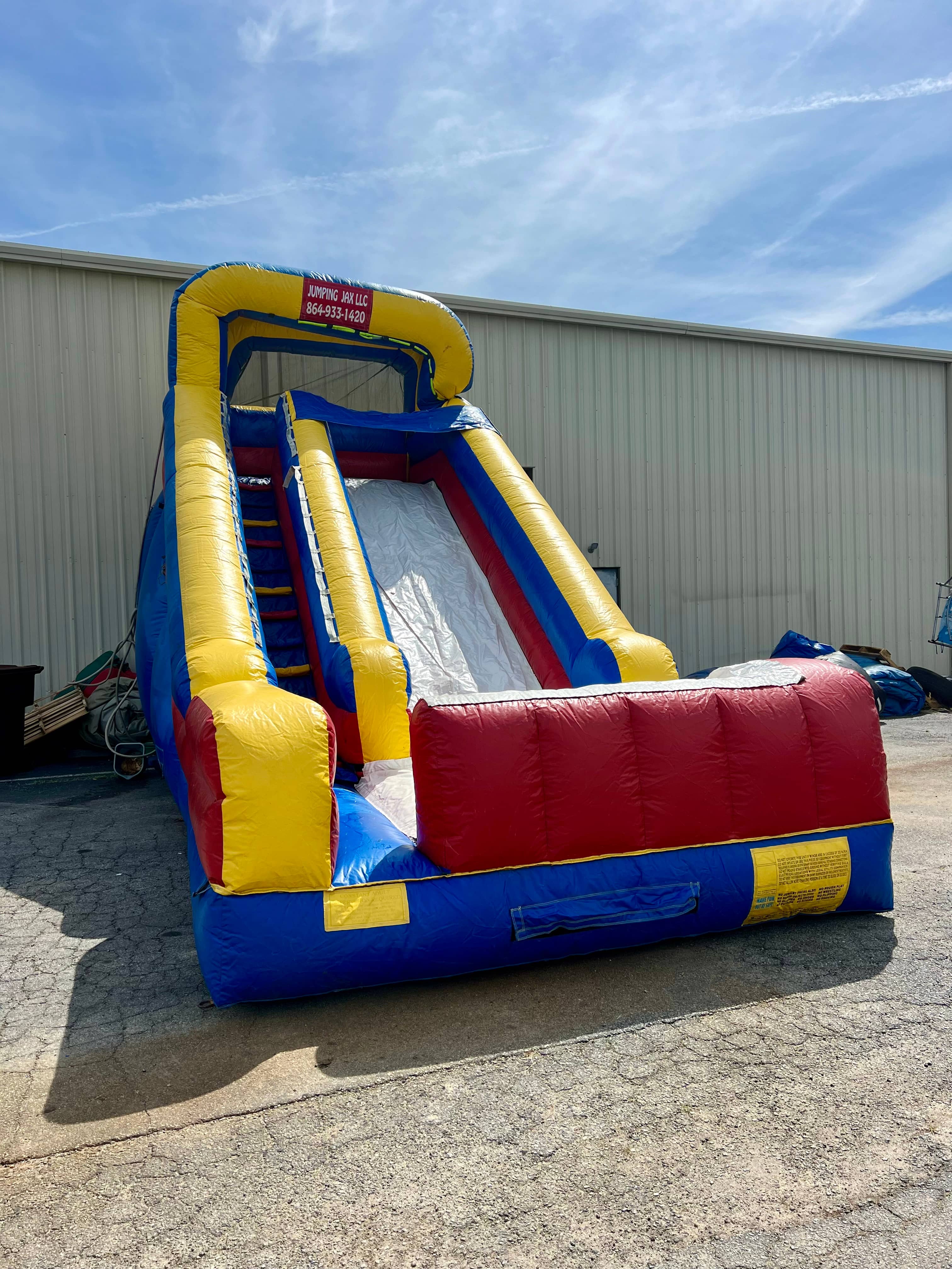 18' Basic Waterslide rental from Jumping Jax