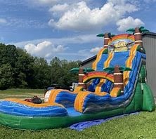 22' Hurricane Waterslide rental from Jumping Jax