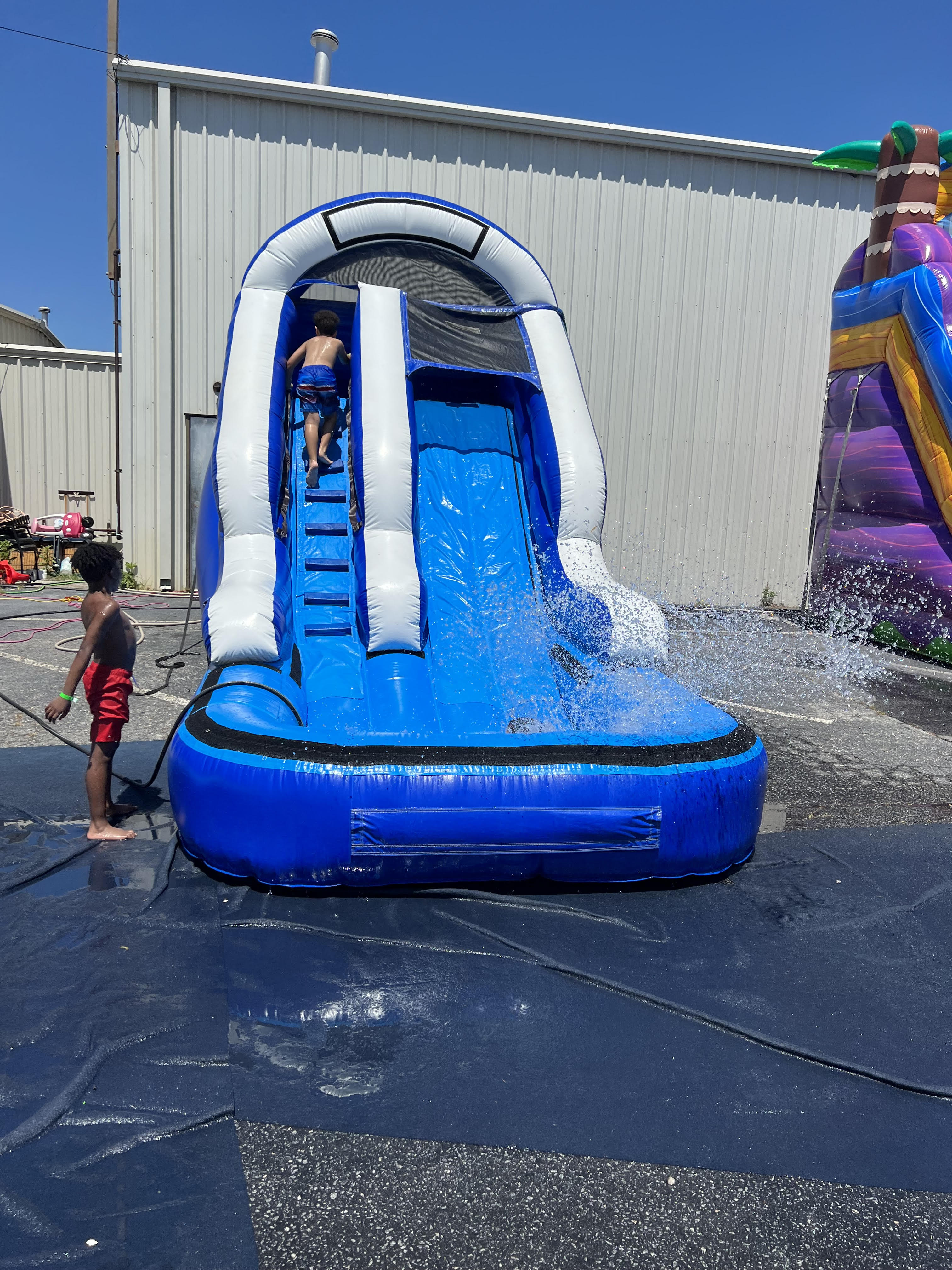 Mini Waterslide rental from Jumping Jax